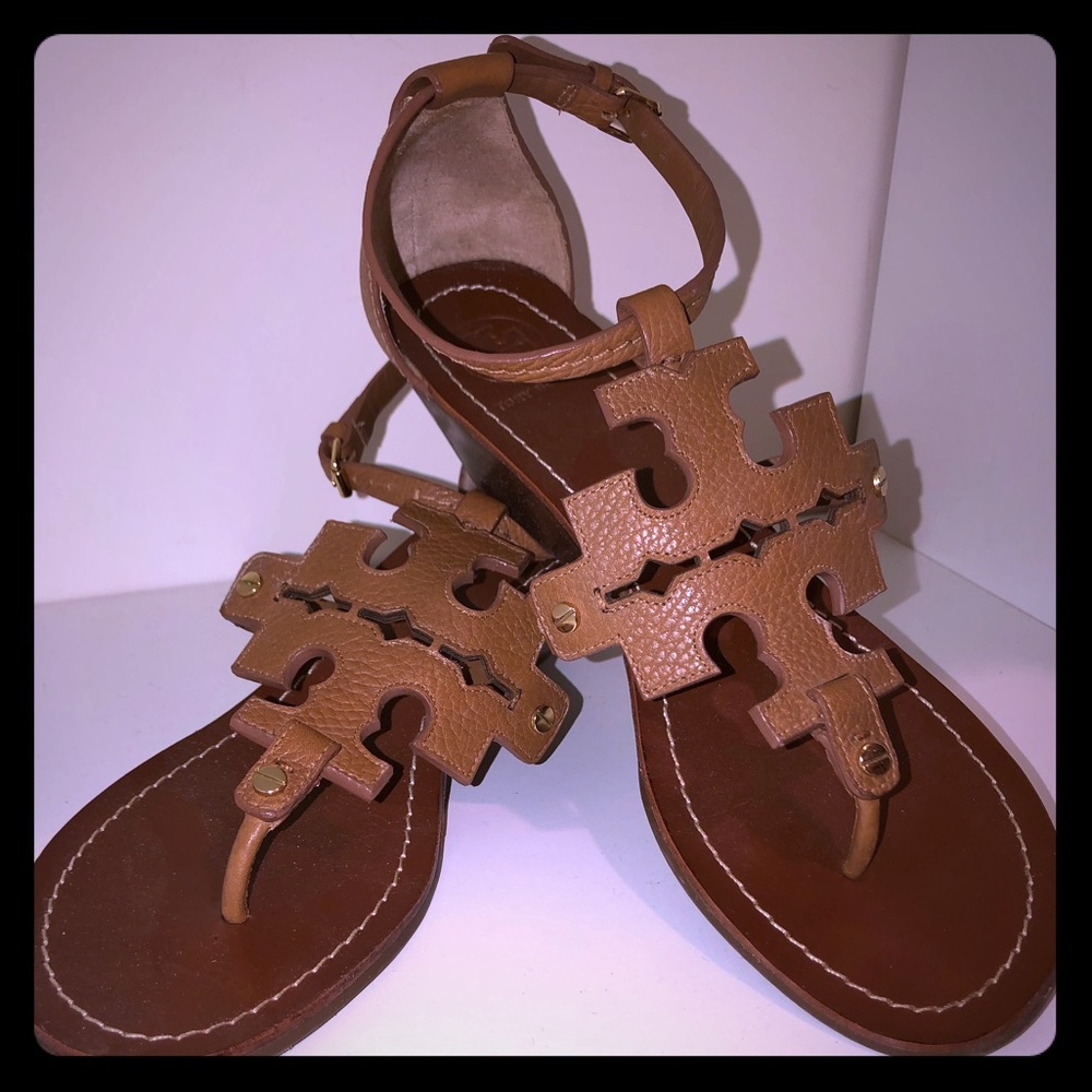 Tory Burch Size 10 Wedge Sandals